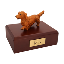 Dachshund, Walking Figurine Pet Cremation Urn
