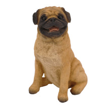 Pug, Sitting Figurine Pet Cremation Urn