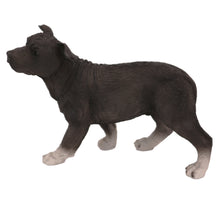 Black Staffordshire Terrier, Standing Figurine Pet Cremation Urn