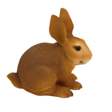 Brown Alert Rabbit, Sitting Figurine Pet Cremation Urn