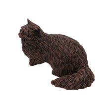 Bronze Angora Cat, Standing Figurine Pet Cremation Urn