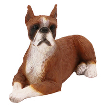 Fawn Boxer, Ears Up Figurine Pet Cremation Urn