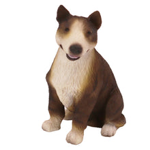 Brindle Bull Terrier, Sitting Figurine Pet Cremation Urn