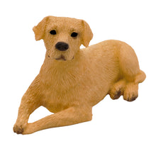 Yellow Labrador, Lying Calmly Figurine Pet Cremation Urn