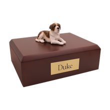 Saint Bernard, Resting Figurine Pet Cremation Urn