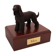 Bronze Afghan hound, Standing Figurine Pet Cremation Urn