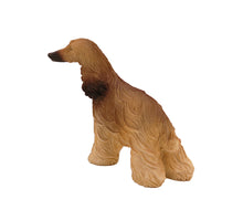 Tan Afghan Hound, Standing Figurine Pet Cremation Urn