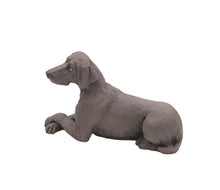 Gray Weimaraner, Resting Figurine Pet Cremation Urn