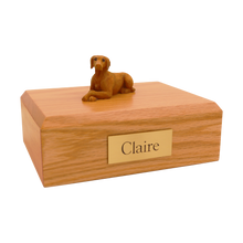 Vizsla, Lying Down Figurine Pet Cremation Urn