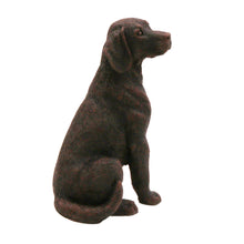 Bronze Beagle, Sitting Figurine Pet Cremation Urn