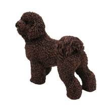 Bronze Bichon Frise, Standing Figurine Pet Cremation Urn