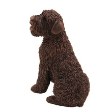 Bronze Bouvier, Sitting Figurine Pet Cremation Urn