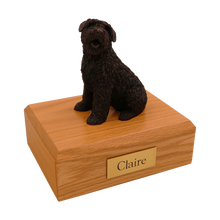 Bronze Bouvier, Sitting Figurine Pet Cremation Urn