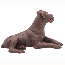 Bronze Boxer, Ears Down Figurine Pet Cremation Urn