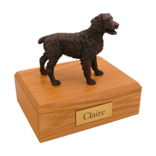 Bronze Brittany, Standing Figurine Pet Cremation Urn