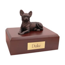 Bronze Chihuahua, Lying Down Figurine Pet Cremation Urn