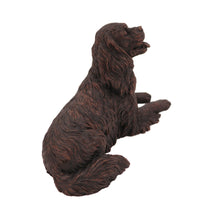 Bronze King Charles Spaniel, Lying Down Figurine Pet Cremation Urn