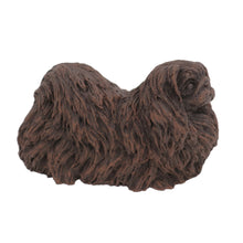 Bronze Pekingese, Standing Figurine Pet Cremation Urn