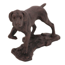 Bronze Pointer, Walking Figurine Pet Cremation Urn