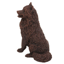 Bronze Samoyed, Sitting Figurine Pet Cremation Urn