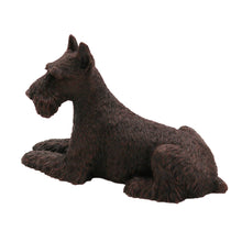 Bronze Schnauzer, Ears Up Figurine Pet Cremation Urn