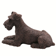 Bronze Schnauzer, Ears Down Figurine Pet Cremation Urn
