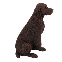 Bronze Springer Spaniel, Sitting Figurine Pet Cremation Urn
