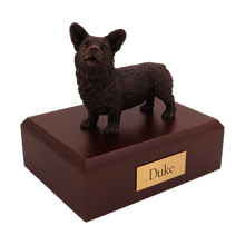 Bronze Welsh Corgi, Standing Figurine Pet Cremation Urn
