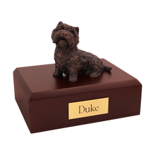 Bronze Westie, Sitting Figurine Pet Cremation Urn