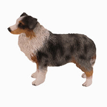 Blue Docked Australian Shepherd, Standing Figurine Pet Cremation Urn