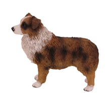 Brown Australian Shepherd, Standing Figurine Pet Cremation Urn