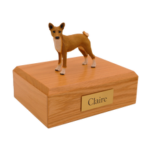 Basenji, Standing Figurine Pet Cremation Urn