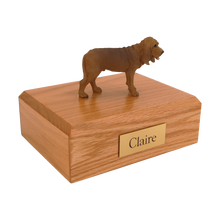 Bloodhound, Standing Figurine Pet Cremation Urn