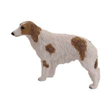 White and Brown Borzoi, Standing Figurine Pet Cremation Urn