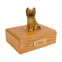 Briard, Sitting Figurine Pet Cremation Urn