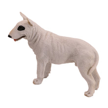 White Bull Terrier Standing Figurine Pet Cremation Urn