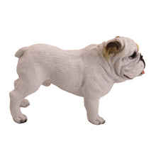 White Bulldog, Standing Figurine Pet Cremation Urn