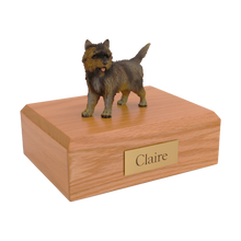 Brindle Cairn Terrier, Standing Figurine Pet Cremation Urn