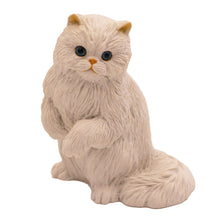White Persian Cat, Sitting Figurine Pet Cremation Urn