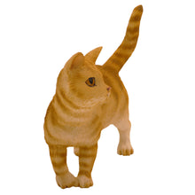 Tabby and Red shorthair Cat, Standing Figurine Pet Cremation Urn