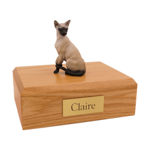 Siamese, Sitting Figurine Pet Cremation Urn