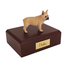 Fawn French Bulldog, Standing Figurine Pet Cremation Urn