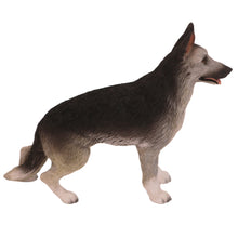 Black and Silver German Shepherd, Standing Figurine Pet Cremation Urn