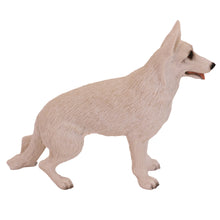 White German Shepherd, Standing Figurine Pet Cremation Urn