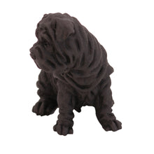 Black Shar Pei, Sitting Figurine Pet Cremation Urn