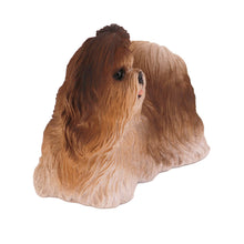 Red and White Shih Tzu, Standing Figurine Pet Cremation Urn
