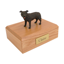 Staffordshire Bull Terrier, Standing Figurine Pet Cremation Urn