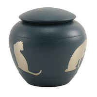 Felina Country Blue Medium Pet Urn