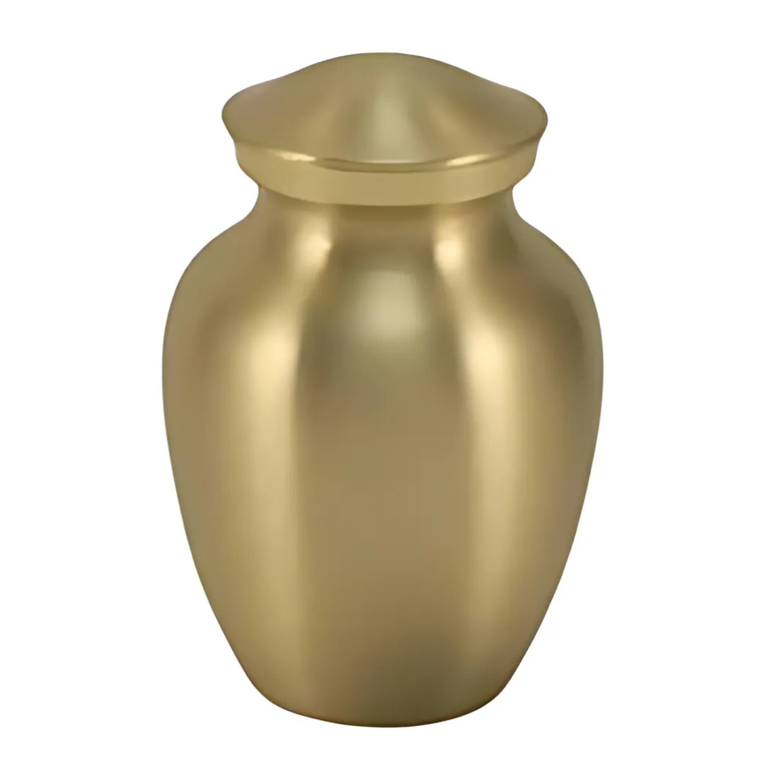 Gabrielle Classic Brass Small Pet Urn High-Resolution Image