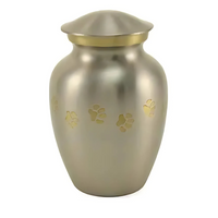 Gabrielle Paw Pewter Medium Pet Urn High-Resolution Image